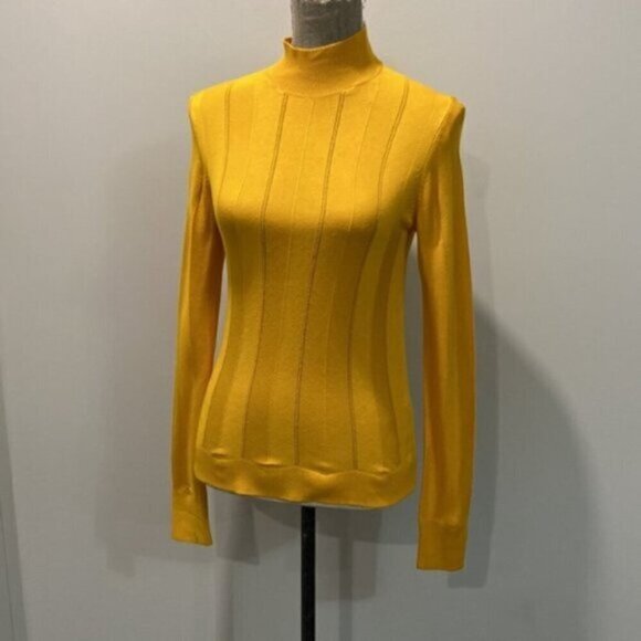 Noisy May Mustard Yellow Long Sleeve Sweater - Picture 8 of 13